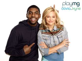 Kyrie Irving and Olivia Holt