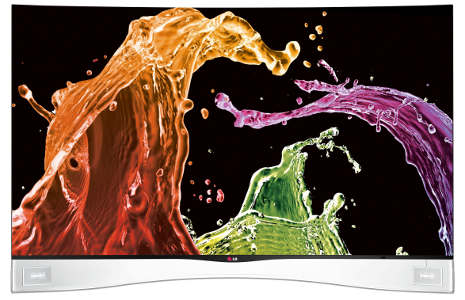 LG Super-Thin Curved Screen TVs