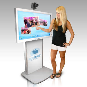 PhotoMingle Touchscreen Social Photo-Kiosk