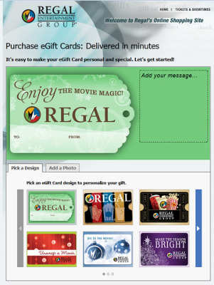 Regal Cyber Monday Gift Card Offer