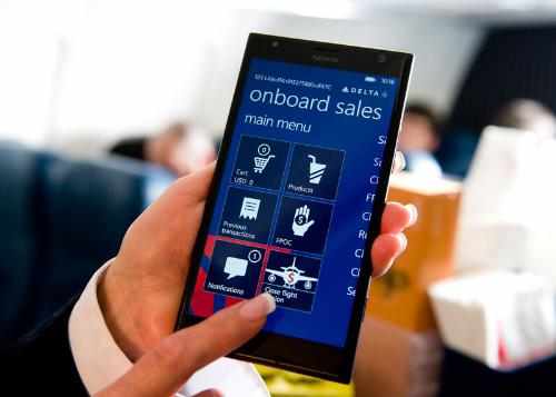 Delta to Use Phablets for In-Flight Customer Service