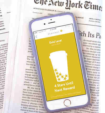 Starbucks Offers Digital News from The New York Times