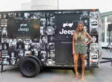 Ciara celebrates Jeep brand 's 75th anniversary by visiting Camp Jeep at NYAS