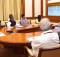 Narendra Modi chairing eleventh interaction through PRAGATI - the ICT-based, multi-modal platform for Pro-Active Governance and Timely Implementation, in New Delhi on March 23, 2016