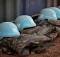 Blue helmets and uniforms of UN Peacekeepers. UN Photo / Marco Dormino