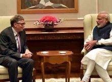 The Co-Chairman of the Bill & Melinda Gates Foundation, Mr. Bill Gates calls on the Prime Minister, Shri Narendra Modi, in New Delhi on November 16, 2016