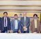 The Ambassador of Islamic Republic of Iran to India, Mr. Gholamreza Ansari, the Additional Secretary, Ministry of Commerce, Dr. Inder Jit Singh, the CMD, STC, Mr. Khaleel Rahim and dignitaries at the launch of the Hind-Iran Trade Portal, in New Delhi on November 17, 2016
