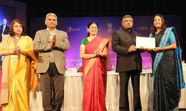 Ravi Shankar Prasad at the inauguration of the National meet of District Informatics officers on “Vision insight and voice as India goes digital”, in New Delhi on February 08, 2018