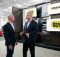 Amazon founder and CEO Jeff Bezos and Best Buy chairman and CEO Hubert Joly announce new Fire TV Edition smart TVs in Bellevue, WA.