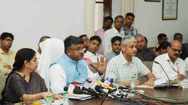 Ravi Shankar Prasad – Technology and law minister of India. (file photo)