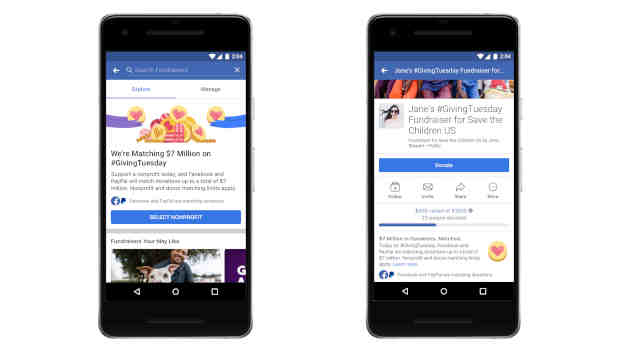 Facebook says its nonprofit and personal fundraising tools are now available in 20 countries.
