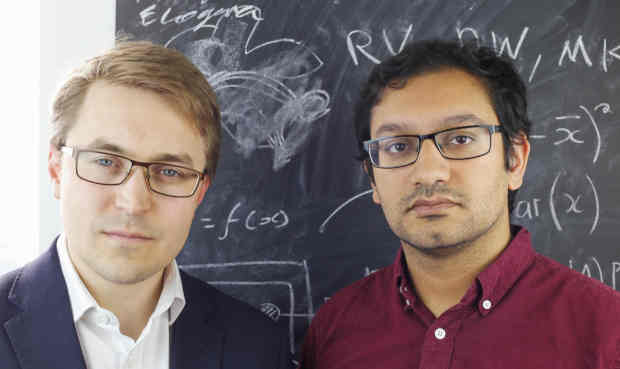 Left - Thomas Gatten, CEO, Growth Intelligence; right - Prashant Majmudar, CTO