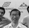 Embleema co-founders Nicolas Schmidt, Chief Product Officer, CEO Robert Chu and Alexis Normand, Head of Embleema Blockchain Consortium