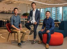 Klook’s Co-Founders (from left to right): Eric Gnock Fah, COO & Co-Founder; Ethan Lin, CEO & Co-Founder; Bernie Xiong, CTO & Co-Founder