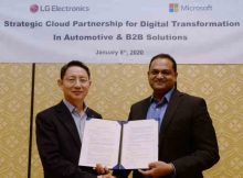LG Joins Hands with Microsoft to Build Automotive Infotainment Systems. Photo: LG