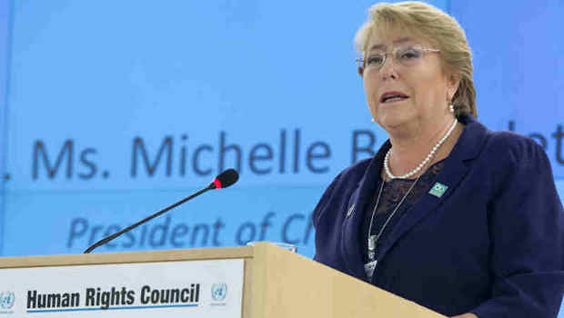 UN High Commissioner for Human Rights Michelle Bachelet. UN Photo / Jean-Marc Ferré (file photo)