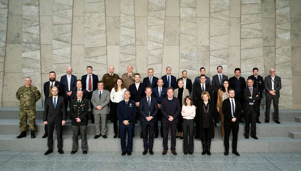 NATO’s Data and Artificial Intelligence Review Board (DARB) met on Tuesday (7 February 2023) to start the development of a user-friendly and responsible Artificial Intelligence (AI) certification standard to help industries and institutions across the Alliance make sure that new AI and data projects are in line with international law, as well as NATO’s norms and values. Photo: NATO