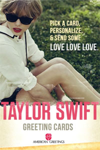 Taylor Swift Greeting Card