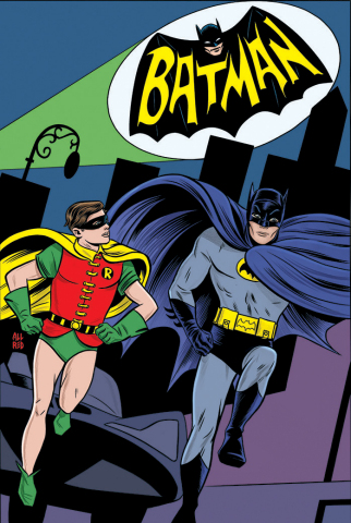 Batman '66 #1 cover by Mike Allred