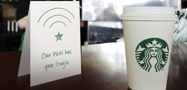 Starbucks and Google to Sell Coffee with Wi-Fi