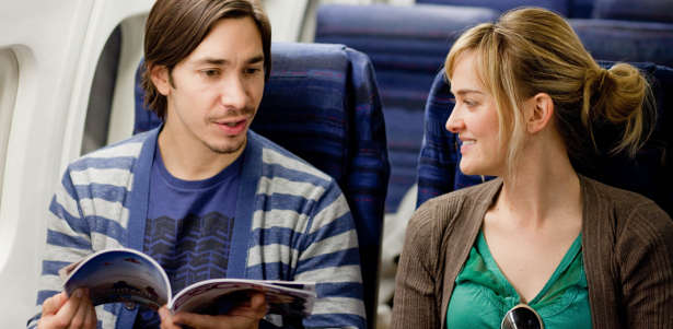 Justin Long and Jess Weixler in BEST MAN DOWN, a Magnolia Pictures release.