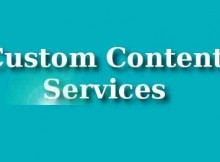 Custom Content Services from RMN Company