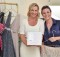 Marcelle Parish, head of fashion for eBay Marketplaces, and fashion blogger Garance Dore celebrate the expansion of eBay Valet into apparel at The New York Edition