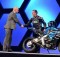 John McGuinness, a.k.a 'Morecambe Missile', with EMC CMO Jonathan Martin.