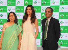 Ms.Shikha Sharma, MD & CEO, Axis Bank, Deepika Padukone, Mr. Rajiv Anand