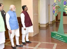 Narendra Modi at the launching ceremony of e-NAM in New Delhi on April 14, 2016