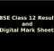 CBSE Class 12 Results Go Online...with Digital Mark Sheets