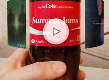 Play a Coke App Features Spotify Playlists on Coca-Cola Bottles