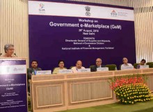 The Commerce Secretary, Ms. Rita A. Teaotia addressing the Government e-Marketplace (GeM) Workshop for Suppliers, in New Delhi on August 29, 2016