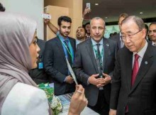 UN Chief Ban Ki-moon Visits the Virtual Future of Riyadh