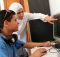 Innovators using a specialised computer. Photo: UNICEF/Giacomo Pirozzi