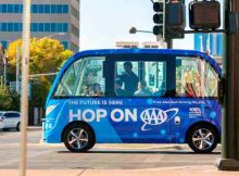 AAA and Keolis launch nation’s first public self-driving shuttle in downtown Las Vegas.