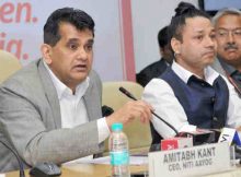 The CEO, NITI Aayog, Shri Amitabh Kant addressing at the launch of the Women Entrepreneurship Platform (WEP), on the International Women’s Day, in New Delhi on March 08, 2018.