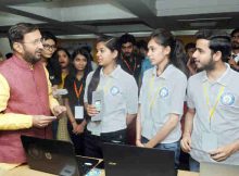 Prakash Javadekar at the inauguration of the Smart India Hackathon 2018, in New Delhi on March 30, 2018