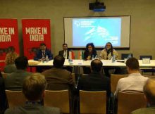 Ms. Alka Arora, JS (SME) addressing entrepreneurs about the opportunities for cooperation between the SMEs of India and Poland at the 8th European Congress ,Katowice, Poland.
