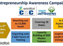 SIDBI Launches Awareness Campaign Udyam Abhilasha उद्यम अभिलाषा