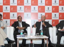 The DG, WIPO, Mr. Francis Gurry and the Secretary, DIPP, Shri Ramesh Abhishek at a press conference on the Global Digital Market Content – 2018, in New Delhi on November 13, 2018.