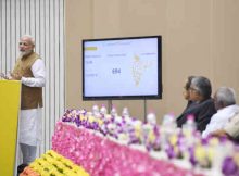 The Prime Minister, Shri Narendra Modi addressing at the launch of the Support and Outreach Initiative for MSMEs, in New Delhi on November 02, 2018.