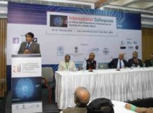 Suresh Prabhu speaking at the first open meet on AI in New Delhi on February 18, 2019. Photo: PIB