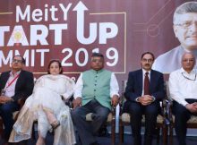 Ravi Shankar Prasad at the “MeitY Start-up Summit on Leveraging Technology for Socio-Economic Growth”, in New Delhi on October 21, 2019.