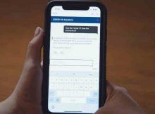 Watson Assistant for Citizens automates responses to frequently asked questions about COVID-19 on topics such as symptoms, testing, and protective measures. Photo: IBM