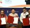 India Post signed an MoU with Confederation of All India Traders (CAIT) and Tripta Technologies in the presence of Minister of State for Communications, Devusinh Chauhan, in New Delhi on May 9, 2023. Photo: PIB