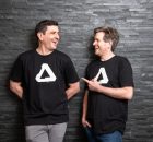 Affinity CEO Ash Hewson and Canva Head of Europe Duncan Clark. Photo: Canva