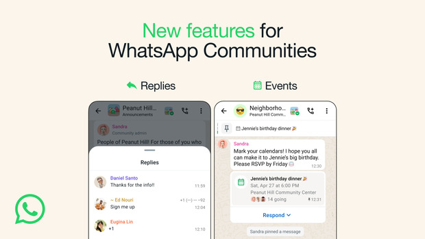 WhatsApp Communities. Photo: WhatsApp