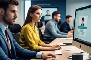 Representational Image of People Using AI Chatbots Created with Meta AI Image Generator. Photo: RMN News Service
