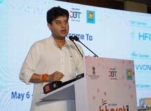 Minister Jyotiraditya M. Scindia inaugurated Bharat Telecom 2025 event in New Delhi on May 6, 2025. Photo: PIB